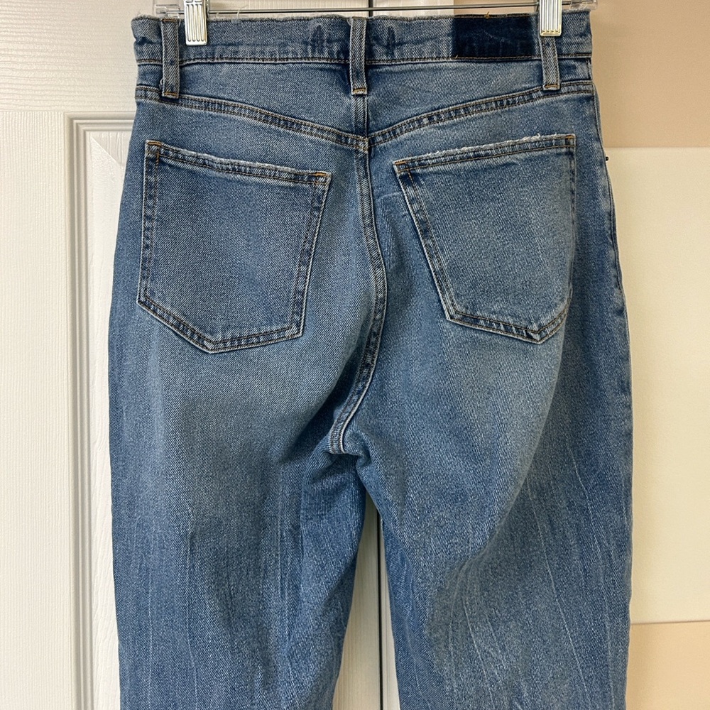 Abercrombie & Fitch The Ankle Straight Ultra High Rise Jeans Curve Love - Picture 4 of 6